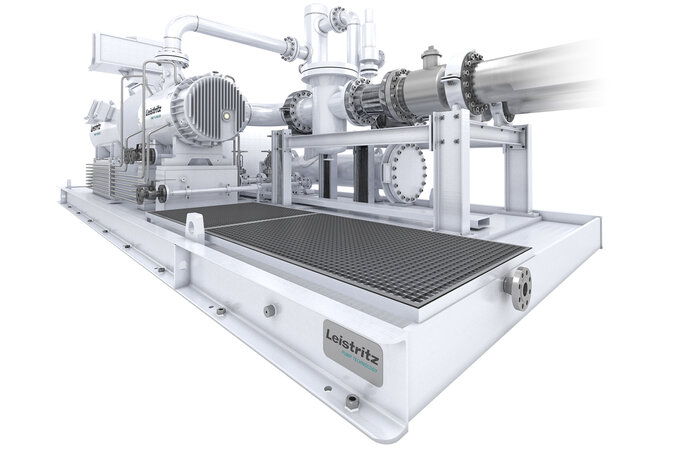 © Leistritz AG graphic of large multi phase pump | © Leistritz AG